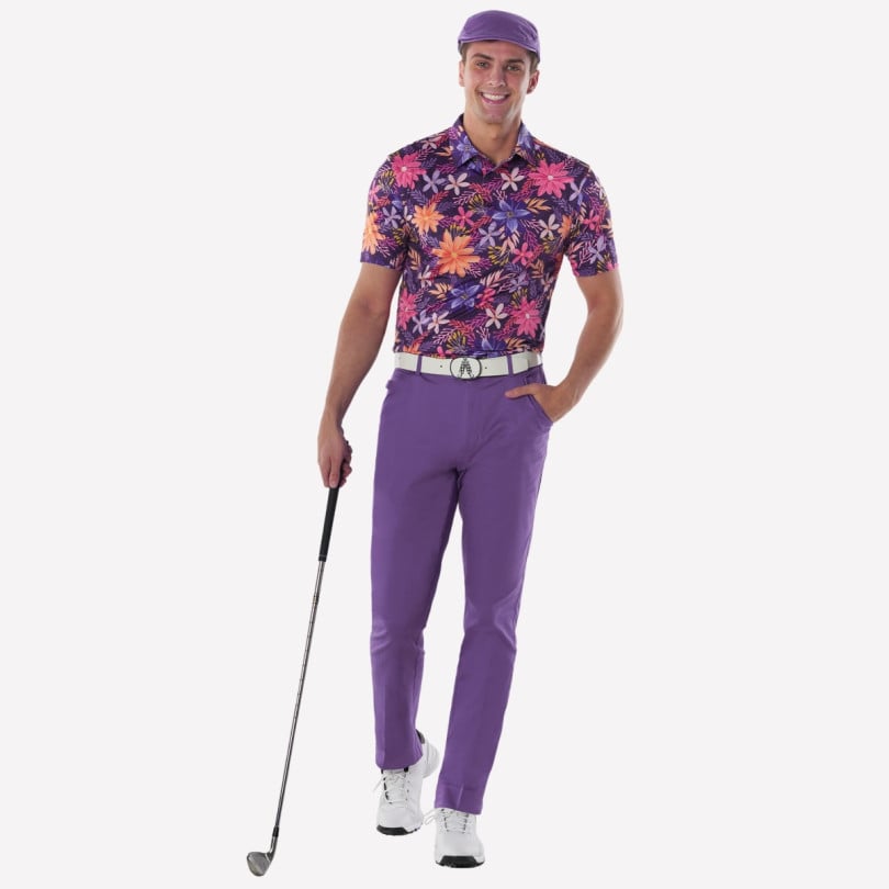 Royal & Awesome Purple Patch Flat Cap