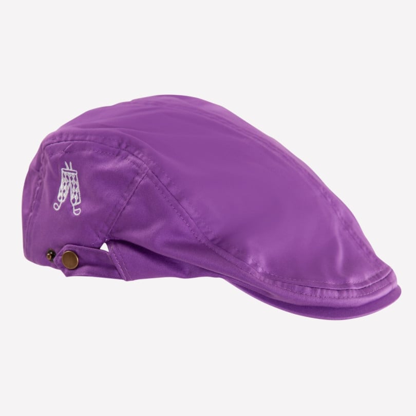 royal & awesome Purple Patch Flat Cap