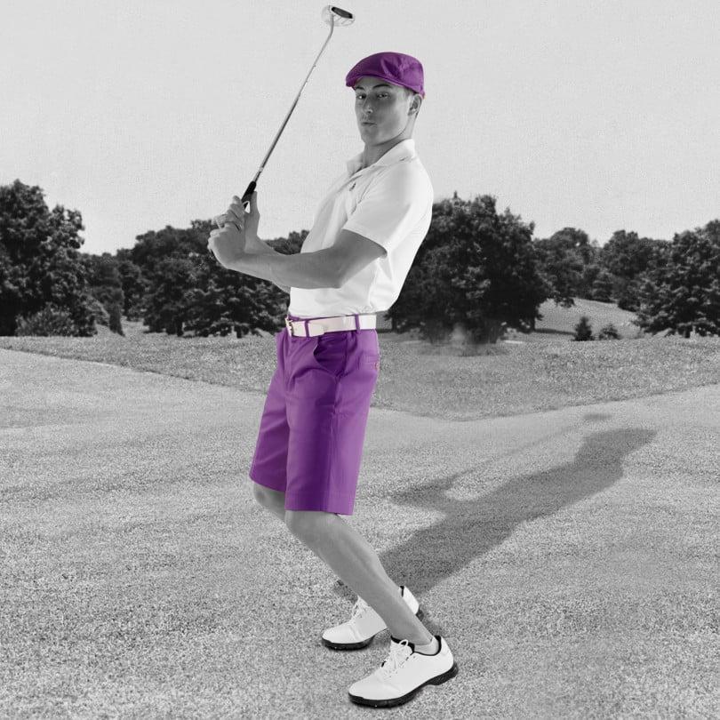 Royal & Awesome Purple Patch Shorts