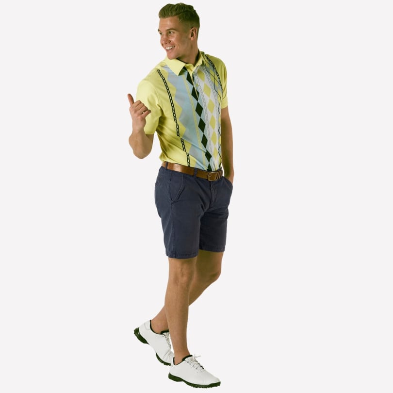 Royal & Awesome Retro Polo