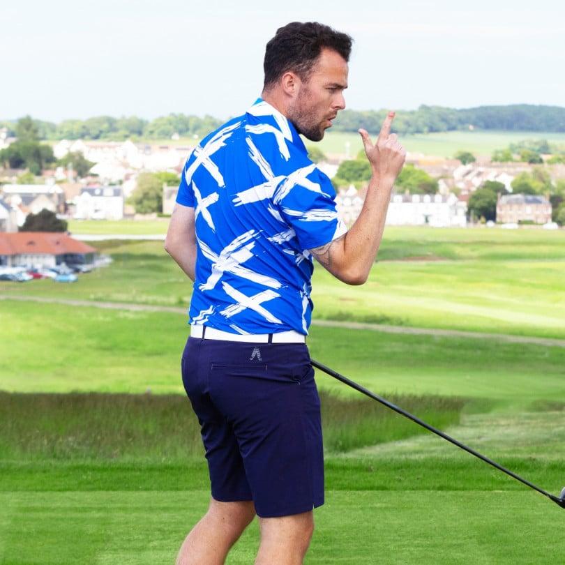 Royal & Awesome Saltire Polo