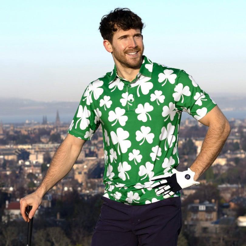 Royal & Awesome Shamrock Polo