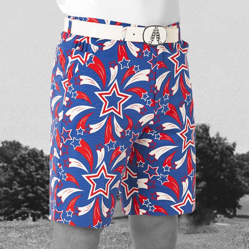 royal & awesome Shooting Pars Shorts