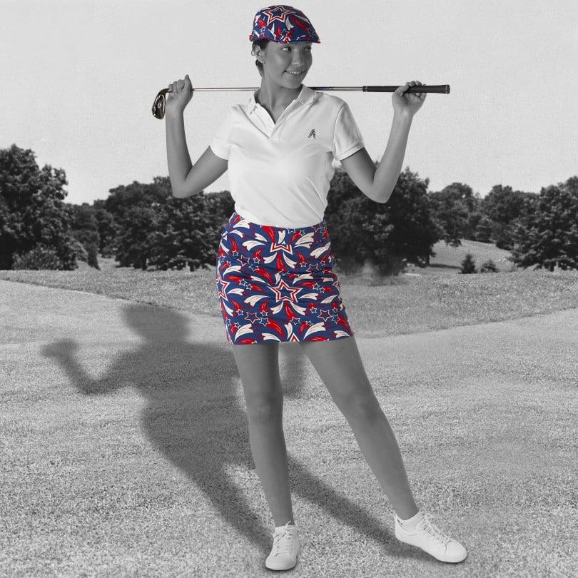 Royal & Awesome Shooting Pars Skort