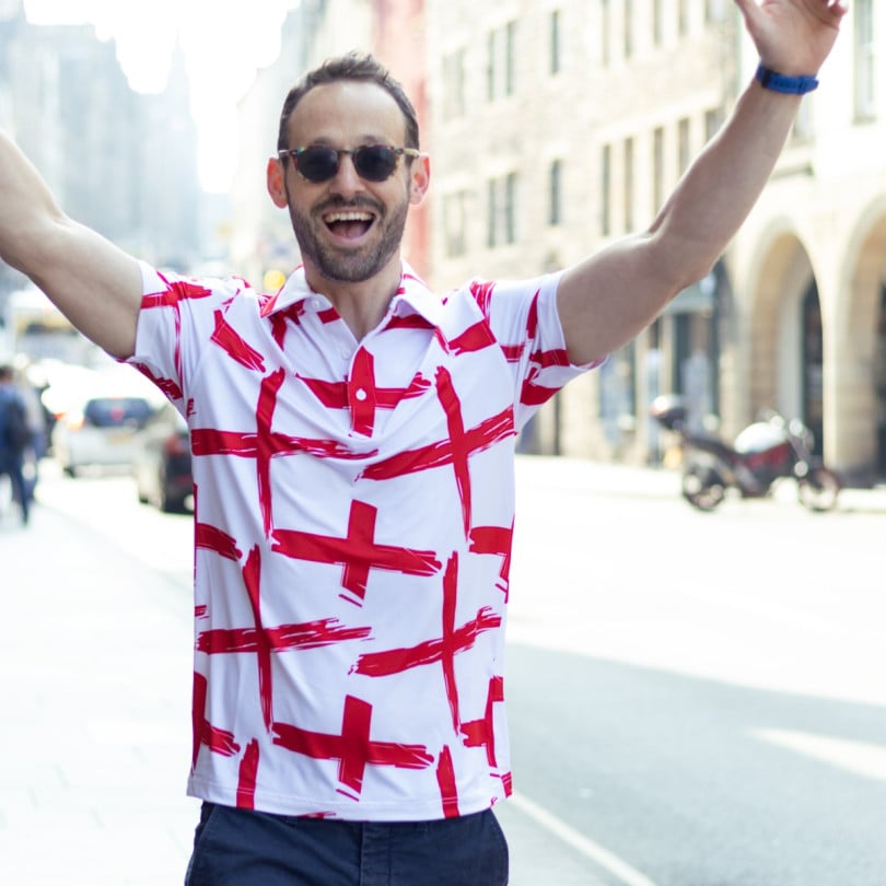 Royal & Awesome St George's Cross Polo