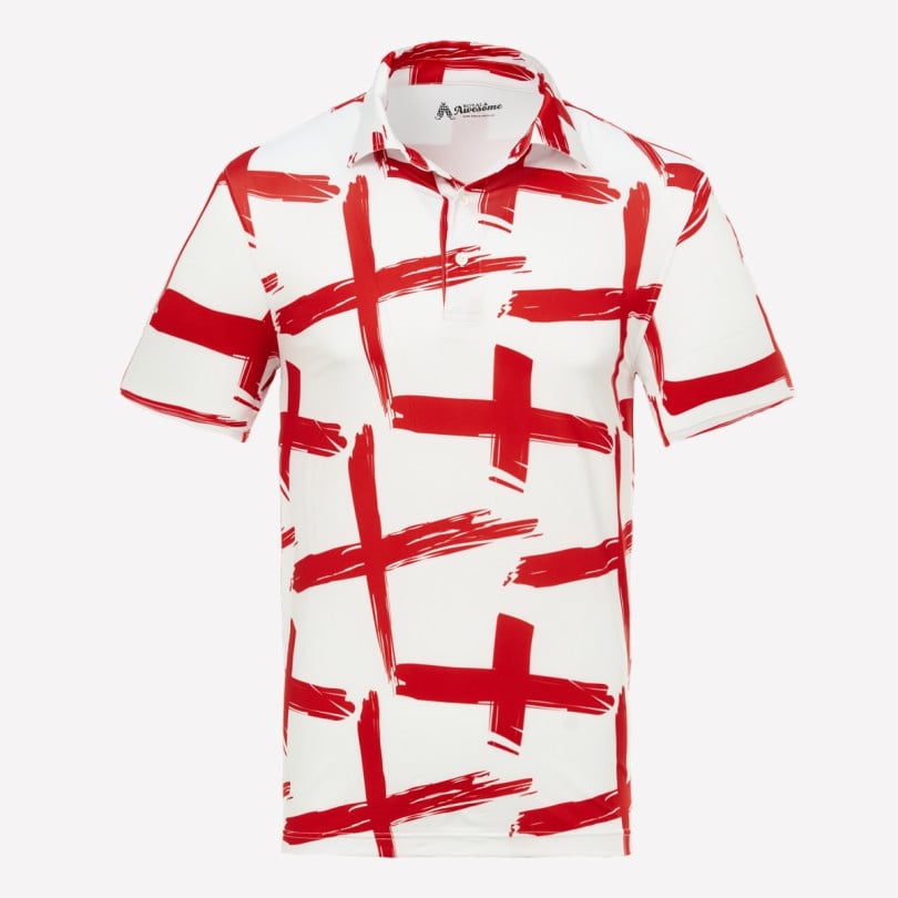 royal & awesome St George's Cross Polo