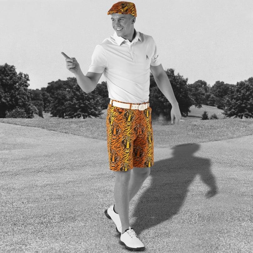 Royal & Awesome Tiger Swing Shorts