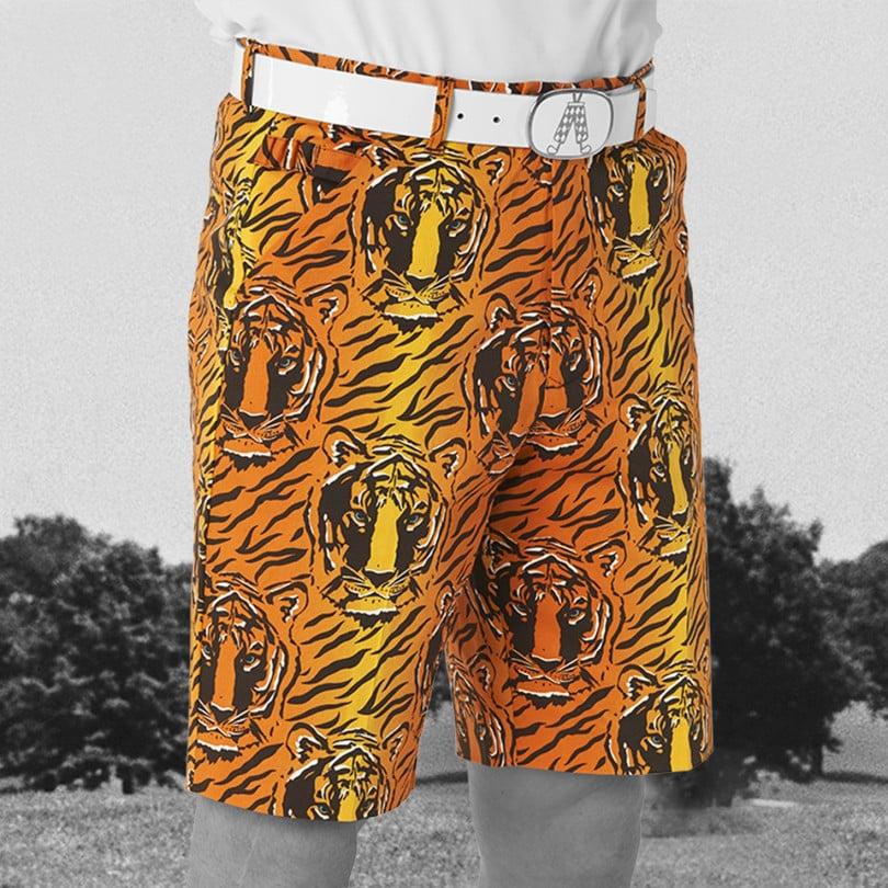 royal & awesome Tiger Swing Shorts
