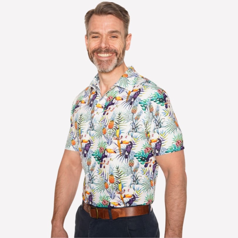 Royal & Awesome Toucan Polo