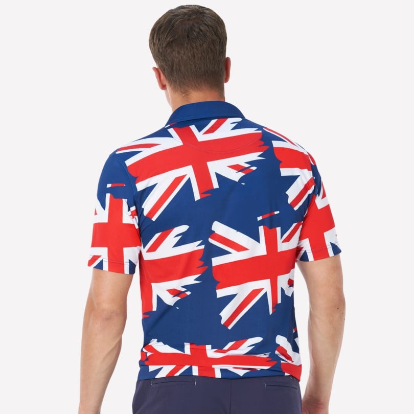 Royal & Awesome Union Jack Polo