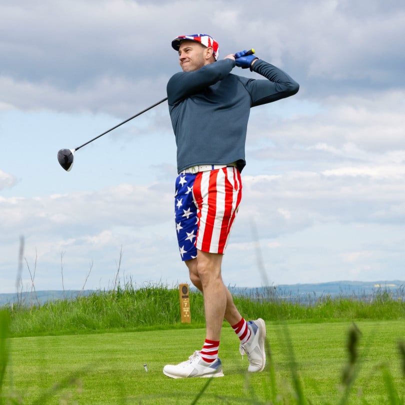 Royal & Awesome USA Flag Shorts