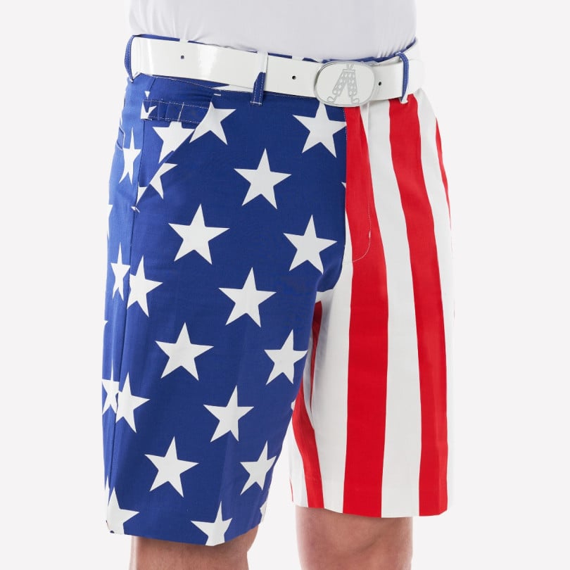 royal & awesome USA Flag Shorts