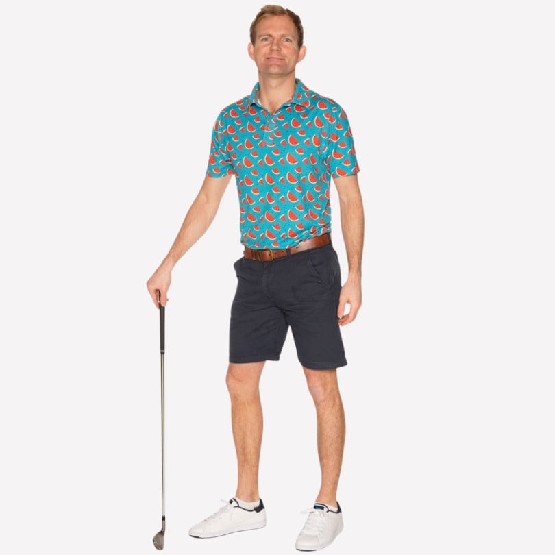 Royal & Awesome Watermelon Polo