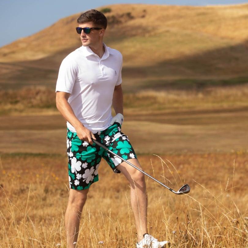 Royal & Awesome White Polo