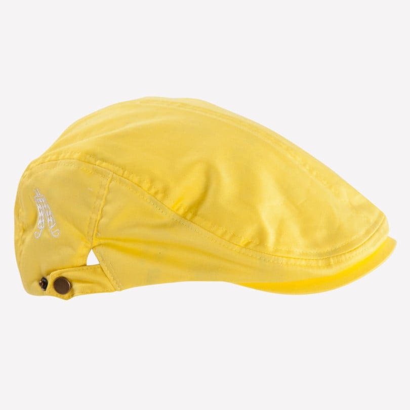 royal & awesome YOLO Yellow Flat Cap