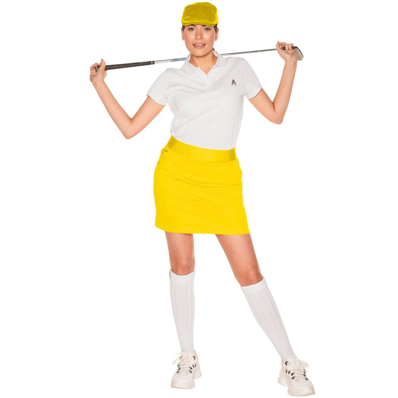 Royal & Awesome YOLO Yellow Ladies Skort