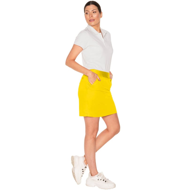 Royal & Awesome YOLO Yellow Ladies Skort