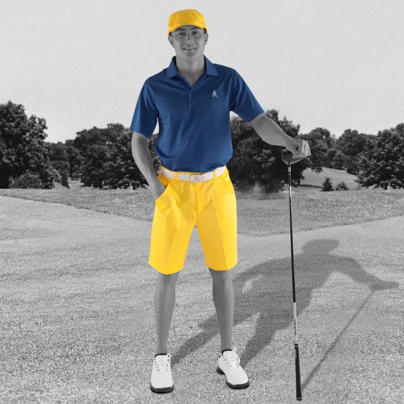 Royal & Awesome YOLO Yellow Shorts