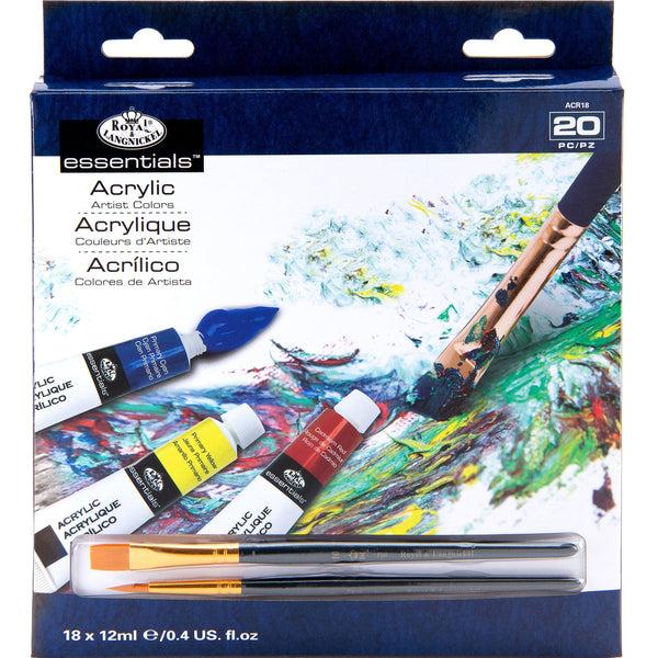 Royal And Langnickel ACR Series | Acrylic Paint Packs With Brushes - 12 Ml
