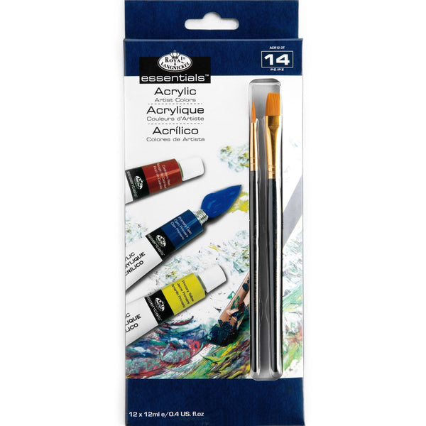 royal and langnickel ACR Series | Acrylic Paint Packs with Brushes - 12 ml