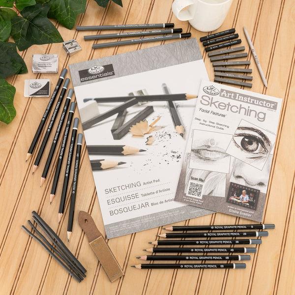 Royal And Langnickel AIS-102 | Facial Features Sketching Art Set - 35pc