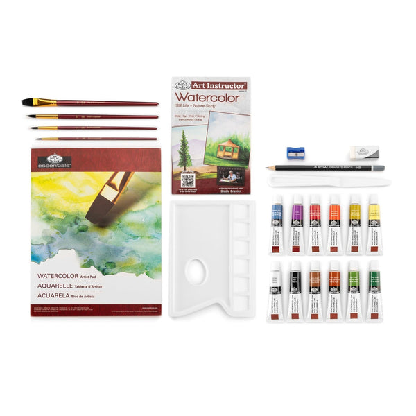 Royal And Langnickel AIS-105 | Still Life + Nature Study Watercolor Art Set - 23pc