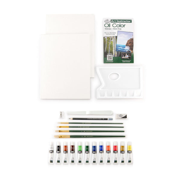 Royal And Langnickel AIS-106 | Seascape + Nature Study Oil Color Art Set - 24pc