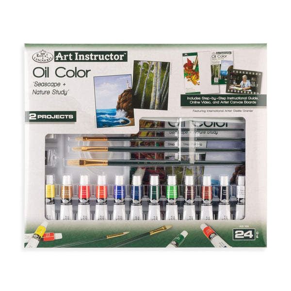 royal and langnickel AIS-106 | Seascape + Nature Study Oil Color Art Set - 24pc