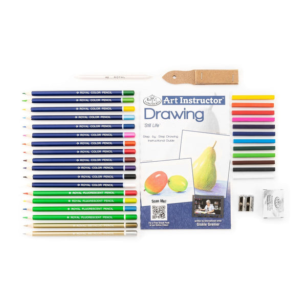 Royal And Langnickel AIS-DRW3104 | Drawing Clearview Art Set - 36pc