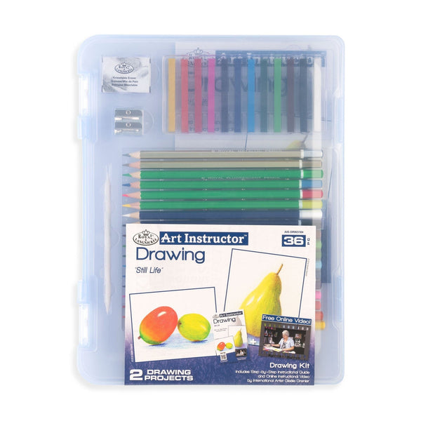 royal and langnickel AIS-DRW3104 | Drawing Clearview Art Set - 36pc