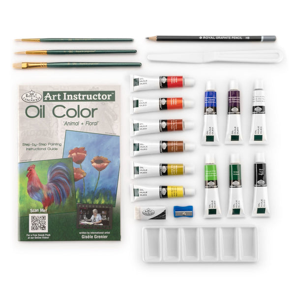 Royal And Langnickel AIS-OIL3101 | Oil Clearview Art Set - 22pc