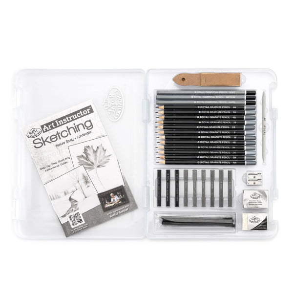 Royal And Langnickel AIS-SKT3105 | Sketching Clearview Art Set - 35pc