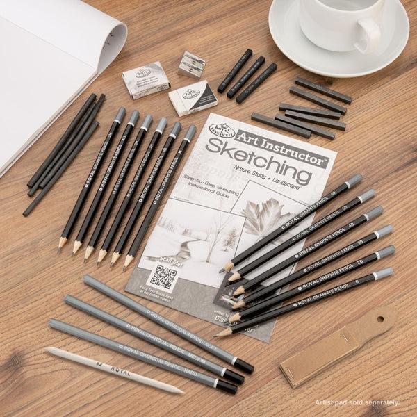 Royal And Langnickel AIS-SKT3105 | Sketching Clearview Art Set - 35pc