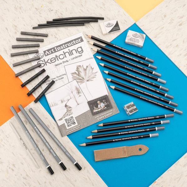 Royal And Langnickel AIS-SKT3105 | Sketching Clearview Art Set - 35pc