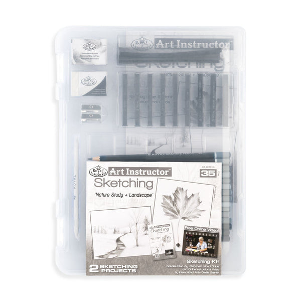 royal and langnickel AIS-SKT3105 | Sketching Clearview Art Set - 35pc