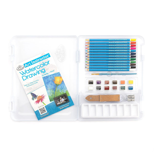 Royal And Langnickel AIS-WPN3106 | Watercolor Drawing Clearview Art Set - 30pc