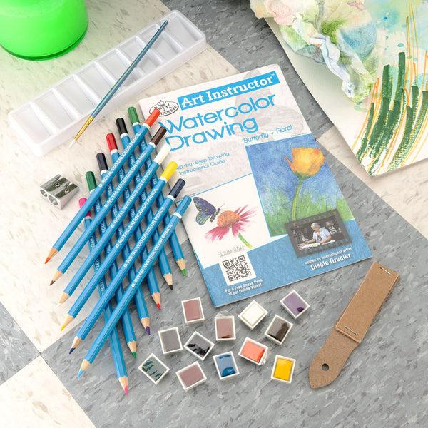 Royal And Langnickel AIS-WPN3106 | Watercolor Drawing Clearview Art Set - 30pc