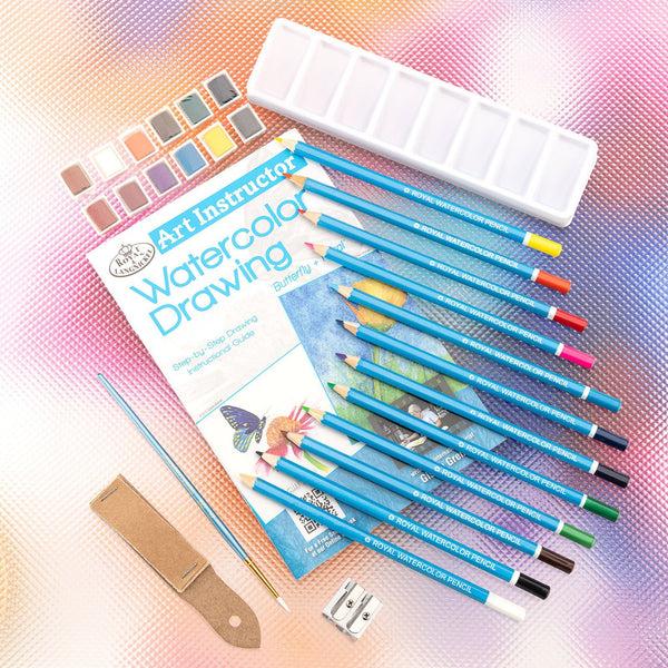 Royal And Langnickel AIS-WPN3106 | Watercolor Drawing Clearview Art Set - 30pc