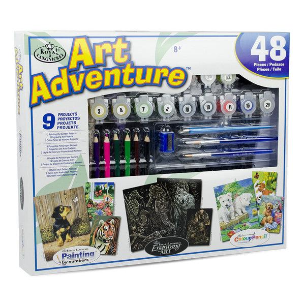 royal and langnickel AVS-102 | Art Adventure® 48pc 9 Project Art Activities Variety Set
