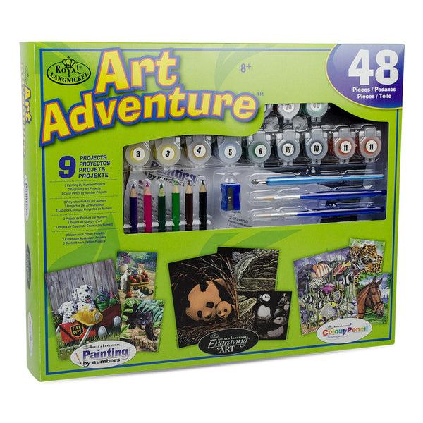 royal and langnickel AVS-103 | Art Adventure® 48pc 9 Project Art Activities Variety Set