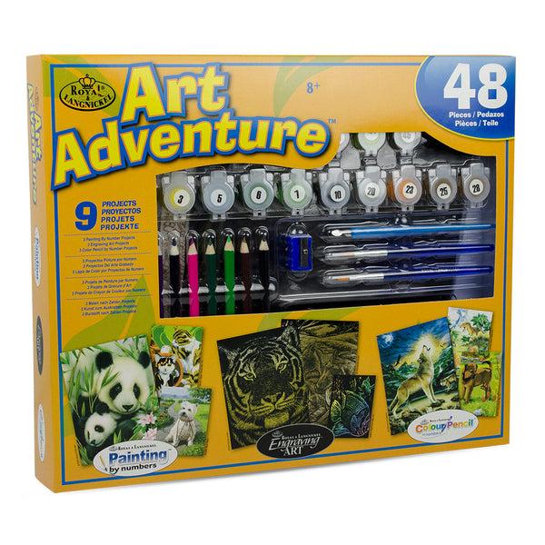 royal and langnickel AVS-104 | Art Adventure® 48pc 9 Project Art Activities Variety Set