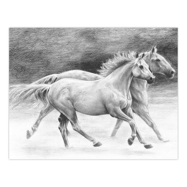 Royal And Langnickel AVS-SME216 | Sketching Made Easy™ 21pc 8" X 10" Dogs & Horses 4 Project Box Set