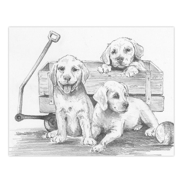 Royal And Langnickel AVS-SME216 | Sketching Made Easy™ 21pc 8" X 10" Dogs & Horses 4 Project Box Set