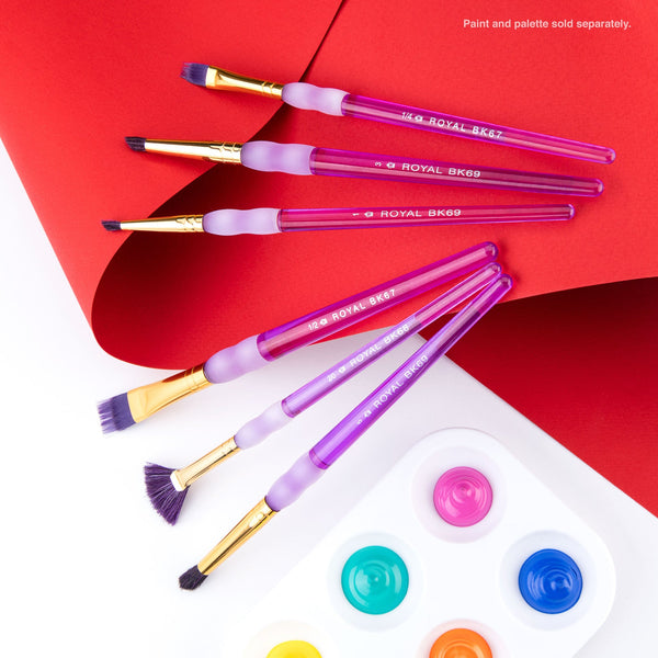 Royal And Langnickel BK602 | Big Kid's Choice™ 6pc Texture Brush Set