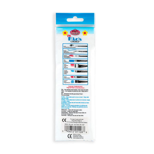 Royal And Langnickel BK602 | Big Kid's Choice™ 6pc Texture Brush Set