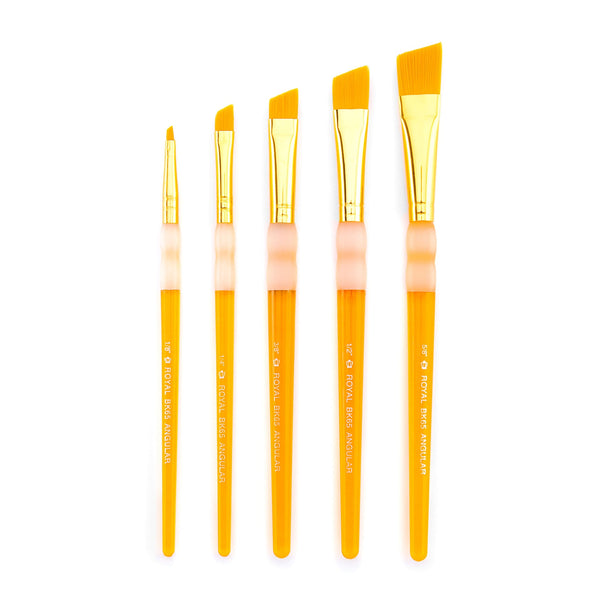 Royal And Langnickel BK605 | Big Kid's Choice™ 5pc Angular Brush Set