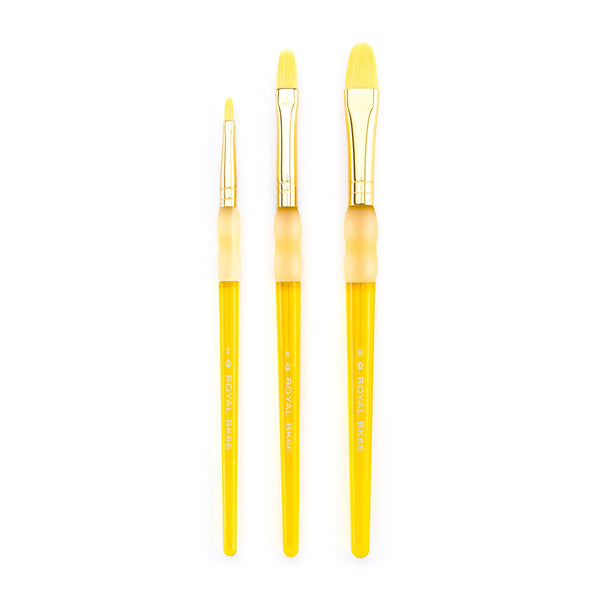Royal And Langnickel BK609 | Big Kid's Choice™ 3pc Filbert Brush Set