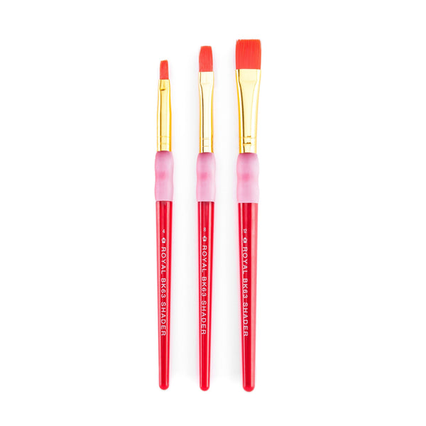 Royal And Langnickel BK613 | Big Kid's Choice™ 3pc Shader Brush Set