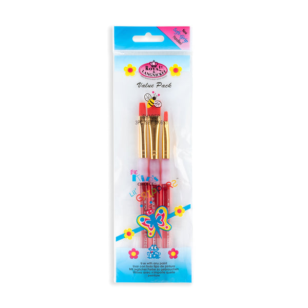 royal and langnickel BK613 | Big Kid's Choice™ 3pc Shader Brush Set
