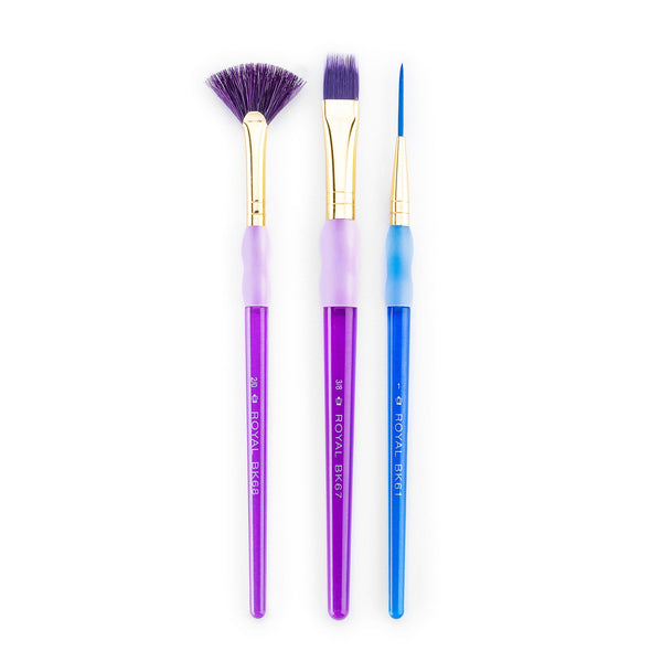 Royal And Langnickel BK615 | Big Kid's Choice™ 3pc Variety Brush Set